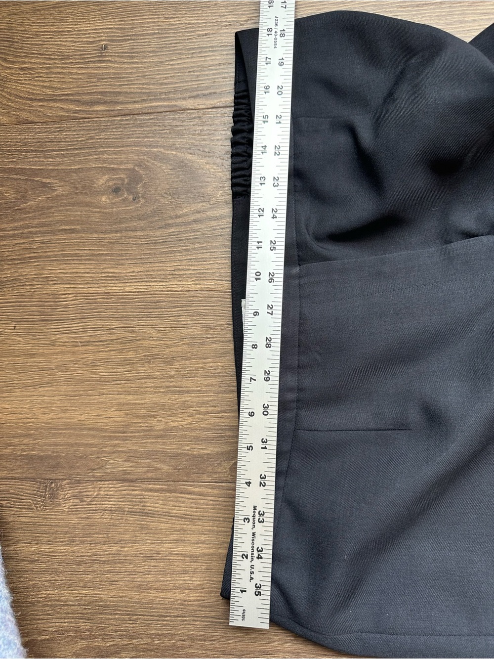 Jones Studio Separate 16W Black 2 Piece Pantsuit Blazer Trouser Career Suit 1164 - Picture 12 of 16